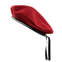 Load image into Gallery viewer, Boina vasca Elosegui Che diseño militar 100% lana merino cinta ajustable - El triunfo Velayos