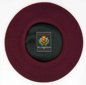 Béret Militaire Elosegui 100% Laine Mérinos - Imperméable Téflon, Réglable, Fabriqué Au Pays Basque